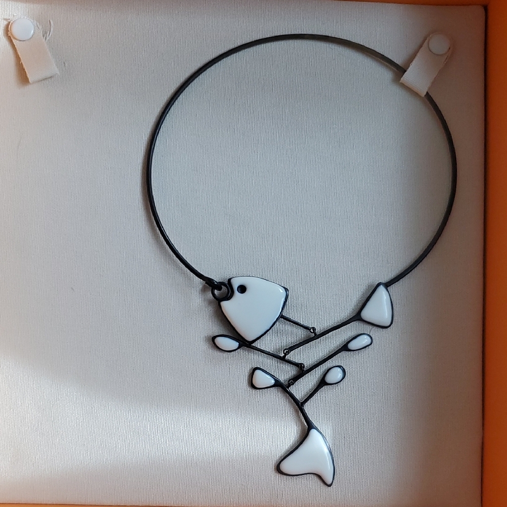 Tory Burch Black and White Necklace